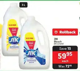 Makro Jik Bleach offer
