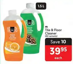 Makro m Tile & Floor Cleaner offer