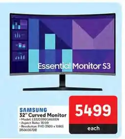 Makro Samsung 32 Curved Monitor offer