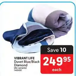 Makro VIBRANT LIFE Duvet Blue/Black Diamond offer
