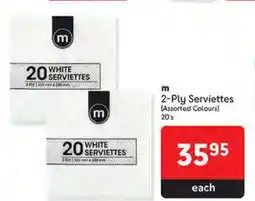 Makro m 2-Ply Serviettes offer