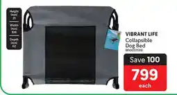 Makro VIBRANT LIFE Collapsible Dog Bed offer