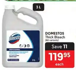 Makro Domestos Thick Bleach offer
