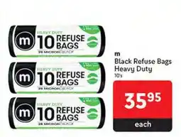 Makro m Black Refuse Bags Heavy Duty offer