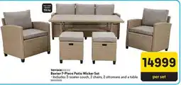 Makro Baxter 7-Piece Patio Wicker Set offer