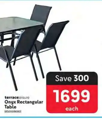 Makro terrace leisure Onyx Rectangular Table offer