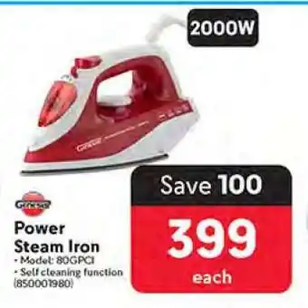 Makro Power Steam Iron offer