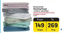 Makro PRIMARIES Sheeting Range offer