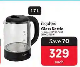 Makro Glass Kettle offer