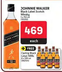 Makro JOHNNIE WALKER Black Label Scotch Whisky offer