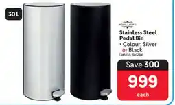 Makro Stainless Steel Pedal Bin offer