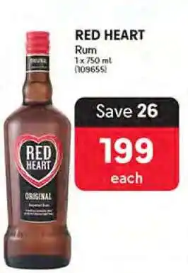 Makro Red Heart Rum offer
