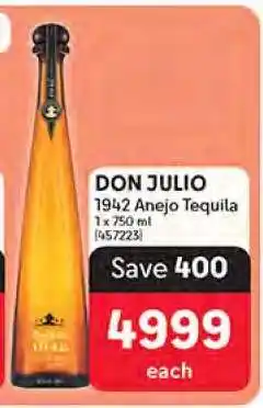 Makro DON JULIO 1942 Anejo Tequila offer