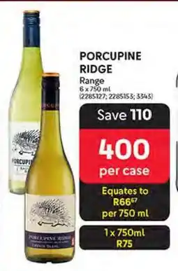 Makro Porcupine Ridge offer