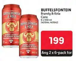 Makro BUFFELSFONTEIN Brandy & Kola Cans offer