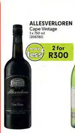 Makro ALLESVERLOREN Cape Vintage offer