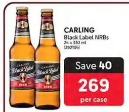 Makro CARLING Black Label NRBs offer