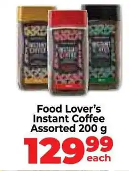 Food Lover's Market Food Lover’s Instant Coffee Assorted 200 g offer
