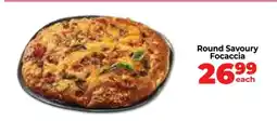 Food Lover's Market Round Savoury Focaccia offer