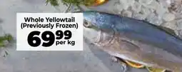 Food Lover's Market Whole Yellowtail (Previously Frozen) offer