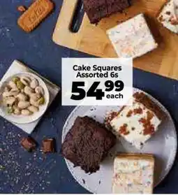 Food Lover's Market Cake Squares Assorted 6s offer