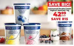 Food Lover's Market Lancewood Double Cream Yoghurt Assorted 1 kg offer