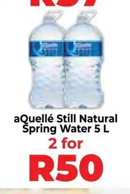 Food Lover's Market aQuellé Still Natural Spring Water 5 L offer