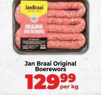Food Lover's Market Jan Braai Original Boerewors offer