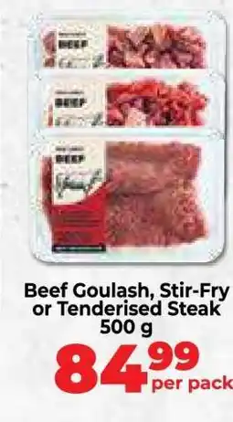 Food Lover's Market Beef Goulash, Stir-Fry or Tenderised Steak offer