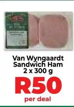Food Lover's Market Van Wyngaardt Sandwich Ham offer