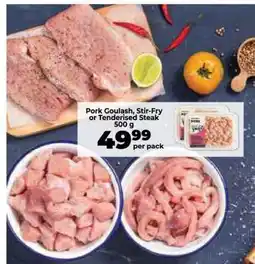 Food Lover's Market Pork Goulash, Stir-Fry or Tenderised Steak offer