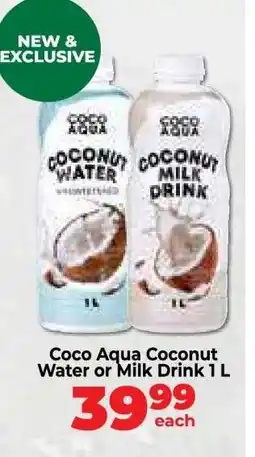Food Lover's Market Coco Aqua Coconut Water or Milk Drink 1 L offer