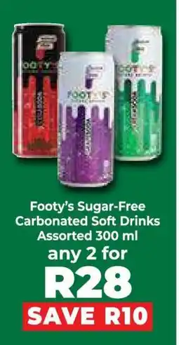 Food Lover's Market Footy's Sugar Free Carbonated Soft Drinks offer