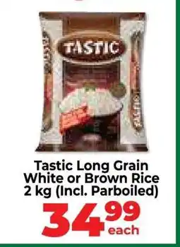 Food Lover's Market Tastic Long Grain White or Brown Rice 2 kg (Incl. Parboiled) offer