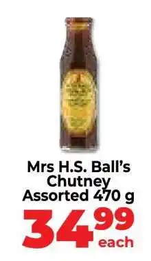 Food Lover's Market Mrs H.S.Ball's Chutney offer