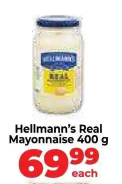 Food Lover's Market Hellmann’s Real Mayonnaise 400 g offer