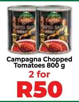 Food Lover's Market Campagna Chopped Tomatoes 800 g offer