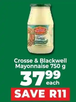 Food Lover's Market Crosse & Blackwell Mayonnaise 750 g offer