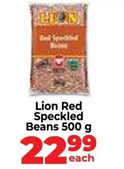 Food Lover's Market Lion Red Speckled Beans 500 g offer