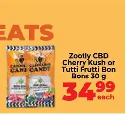 Food Lover's Market Zootly CBD Cherry Kush or Tutti Frutti Bon Bons 30 g offer
