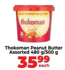 Food Lover's Market THOKOMAN PEANUT BUTTER offer