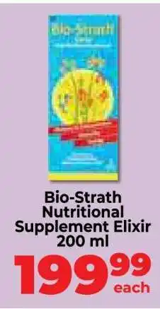 Food Lover's Market Bio-Strath Nutritional Supplement Elixir 200 ml offer