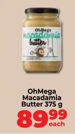 Food Lover's Market OhMega Macadamia Butter 375 g offer