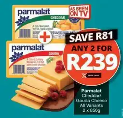 Checkers Parmalat Cheddar/Gouda Cheese offer
