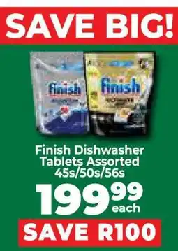 Food Lover's Market Finish Dishwasher Tablets Assorted 45s/50s/56s offer