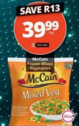 Checkers McCain Frozen Mixed Vegetables offer