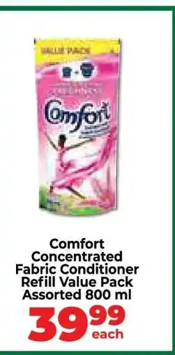 Food Lover's Market Comfort Concentrated Fabric Conditioner Refill Value Pack offer