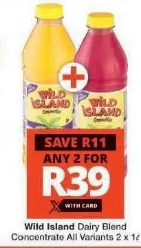 Checkers Wild Island Dairy Blend offer