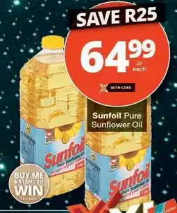 Checkers SUNFOIL Pure Sunflower Oil offer