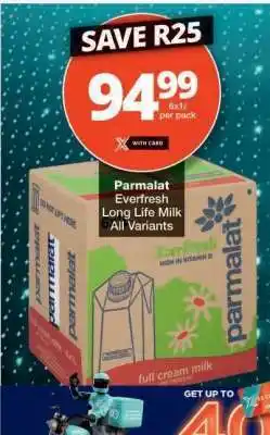 Checkers PARMALAT EVERFRESH LONG LIFE MILK offer